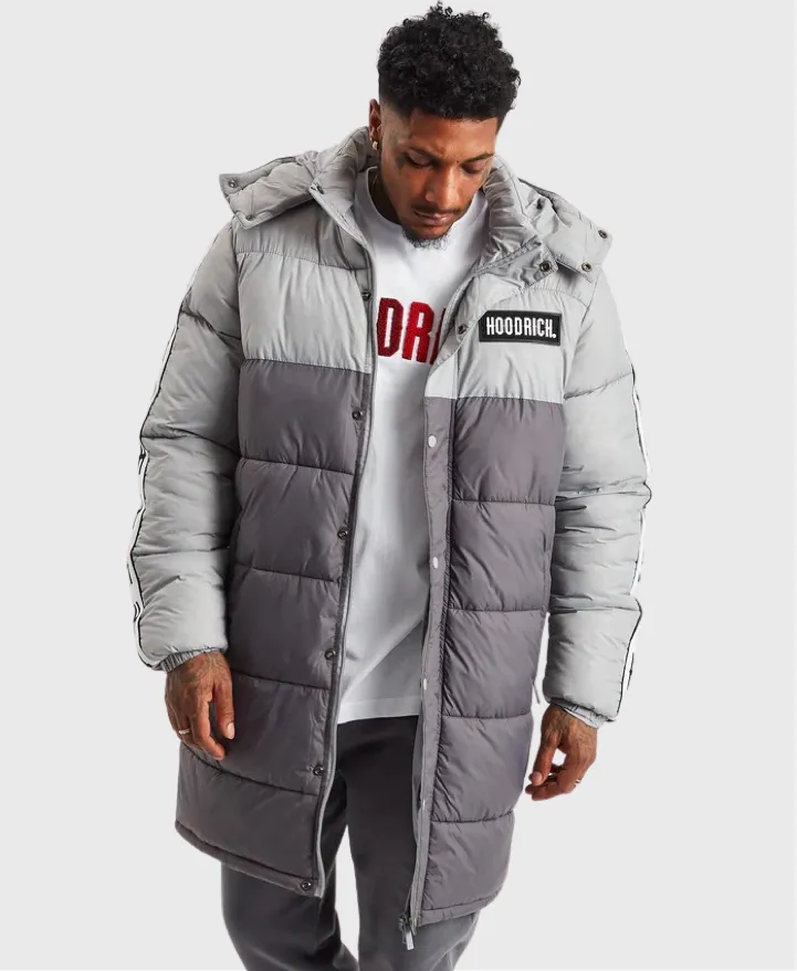 Hoodrich OG Curfew V2 Longline Coat Grey