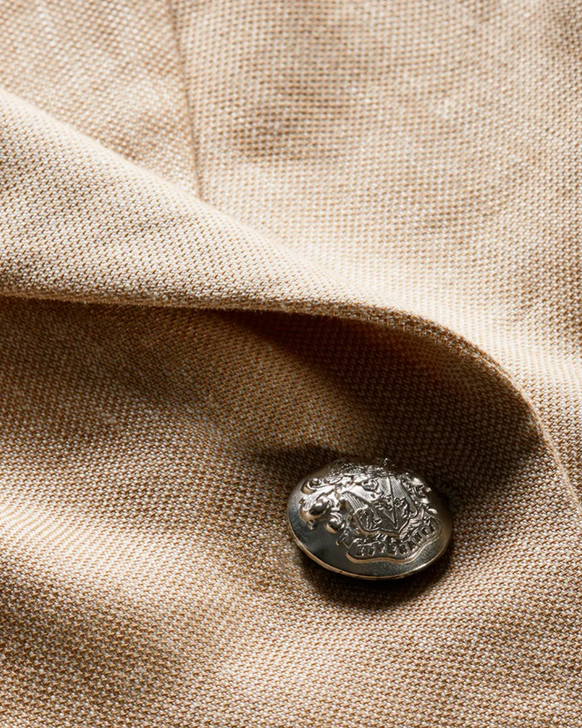 Hosanna Linen Dickey Jacket in Khaki Melange