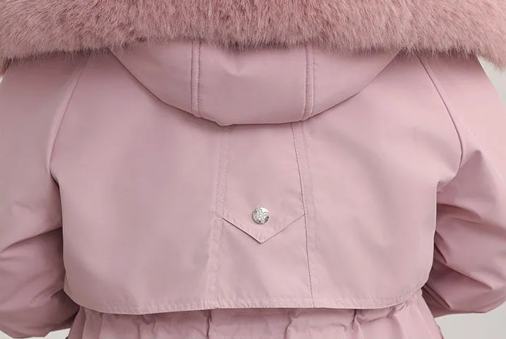 Insulated Windproof Parka with Full Zip and Hooded Design
