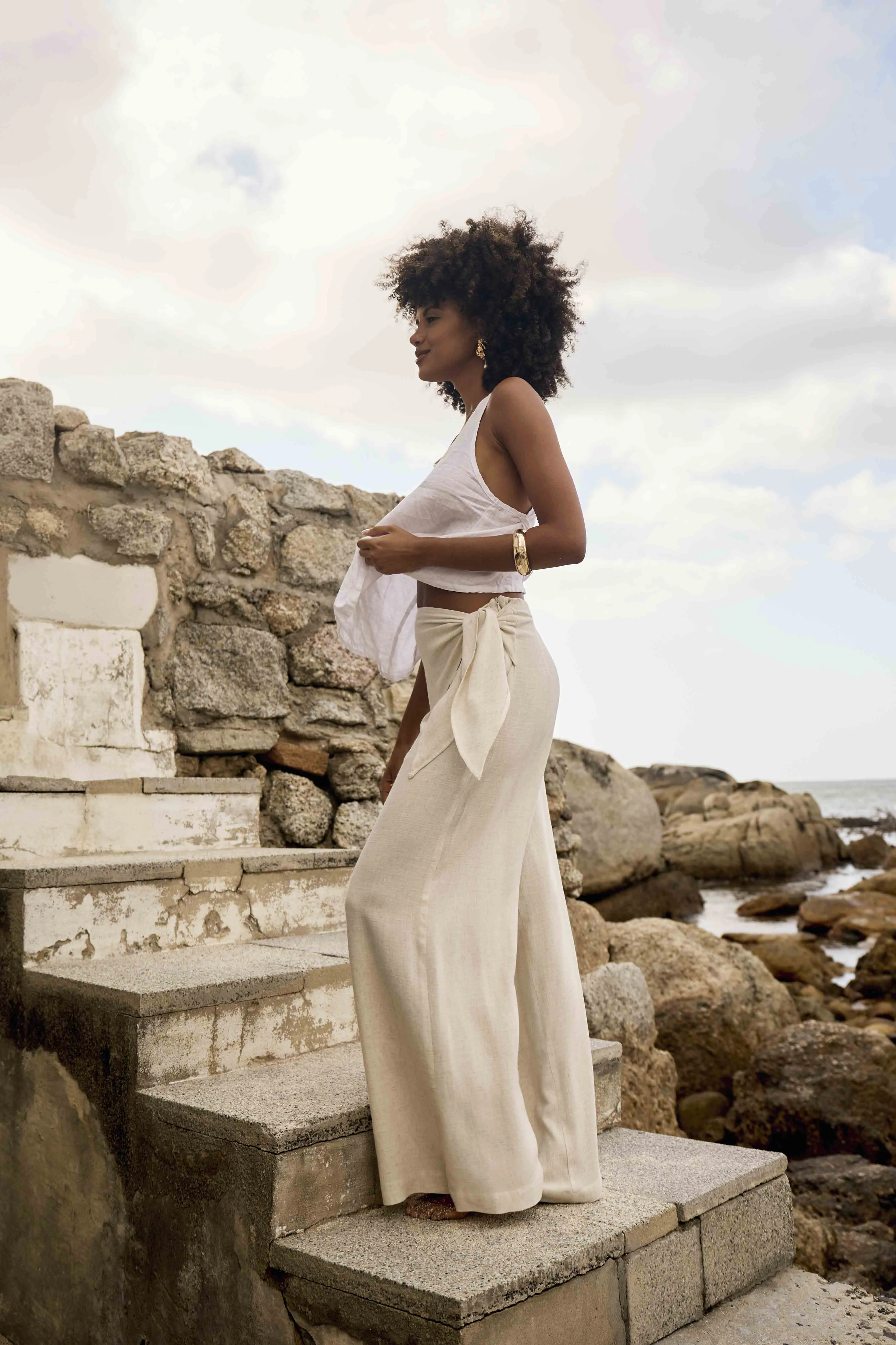 Island Pants | Natural