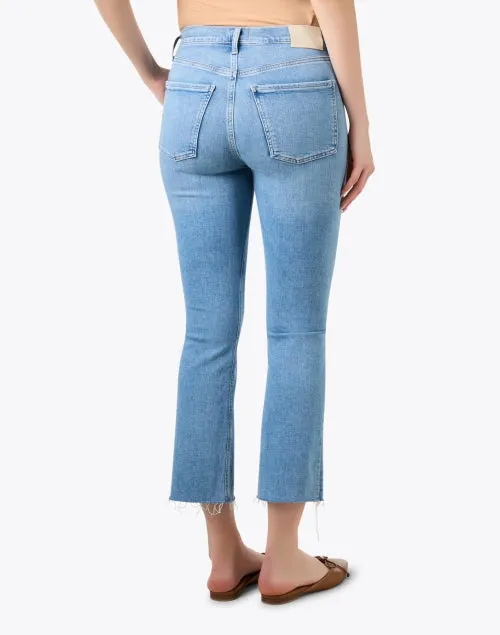 Isola Light Wash Cropped Bootcut Jean