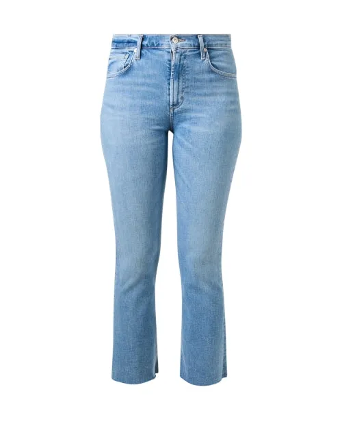 Isola Light Wash Cropped Bootcut Jean