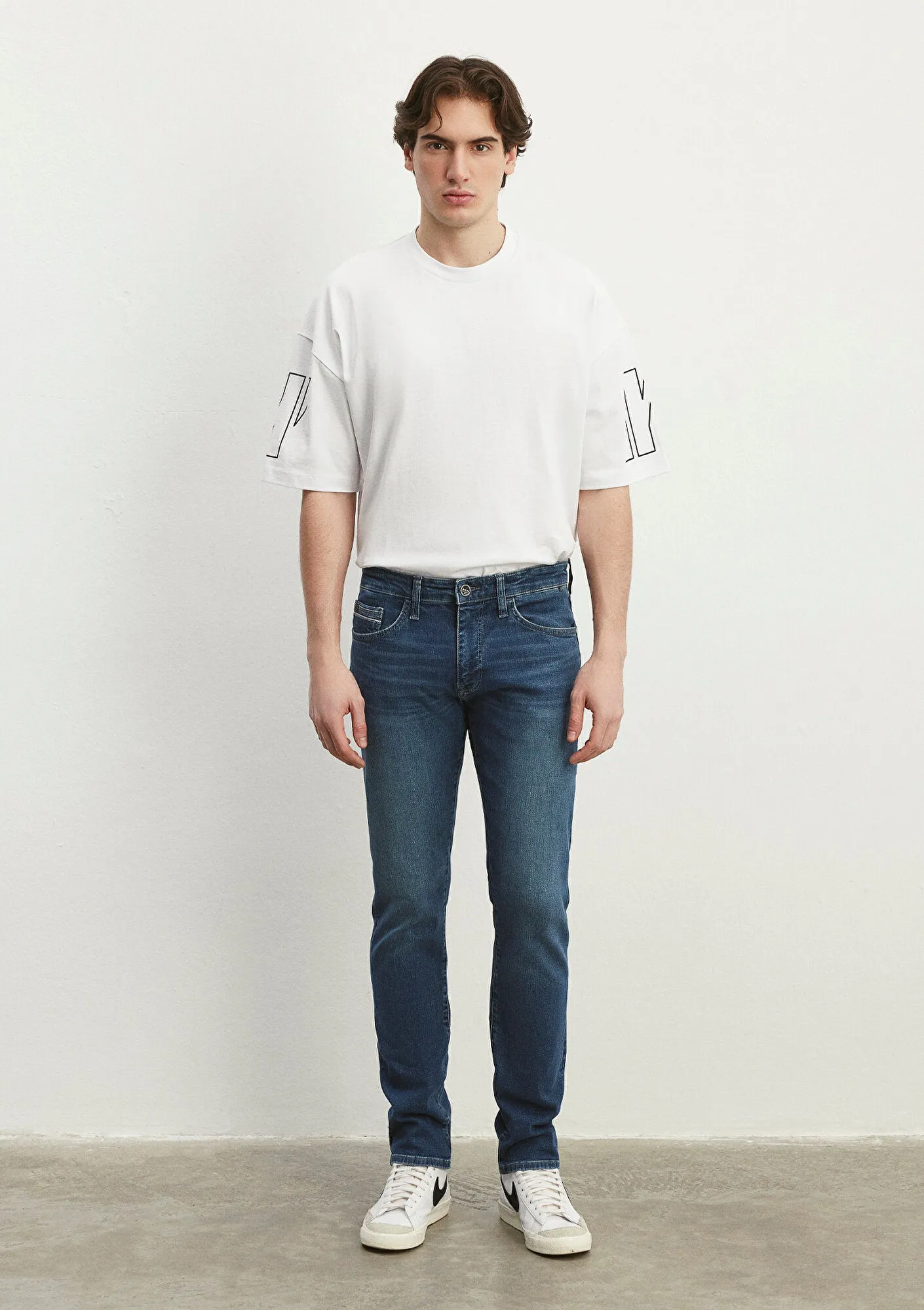 Jake Vintage Shaded Mavi Pro Jean Pants