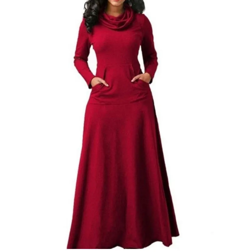 Janna™ | Autumn-Winter Kangaroo Pocket Casual Sweater Dress