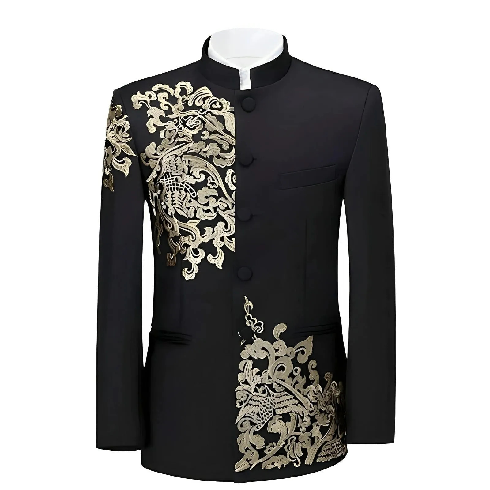 Jessop High-Collar Blazer
