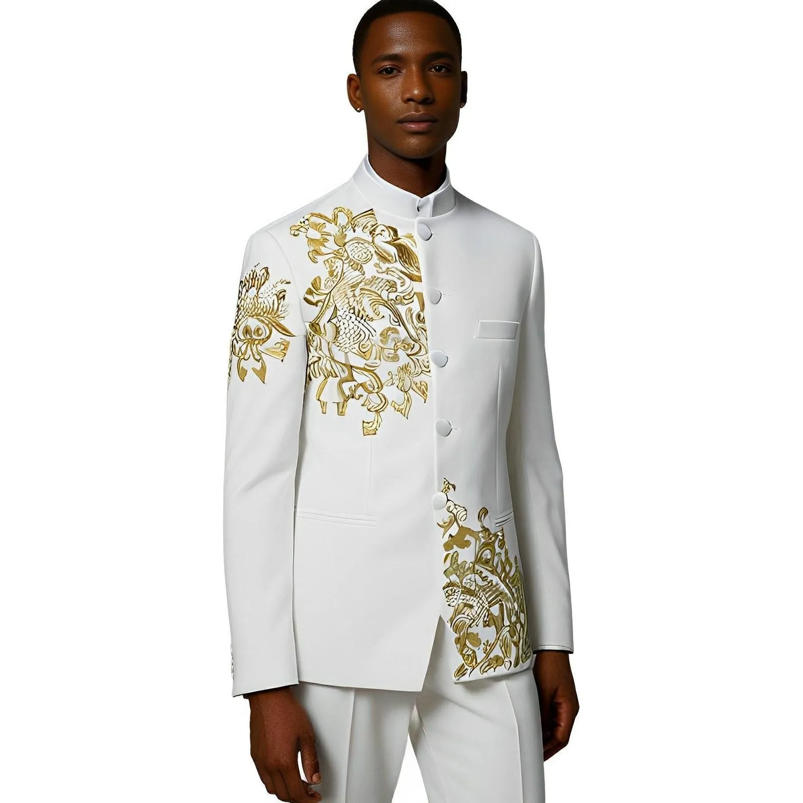 Jessop High-Collar Blazer
