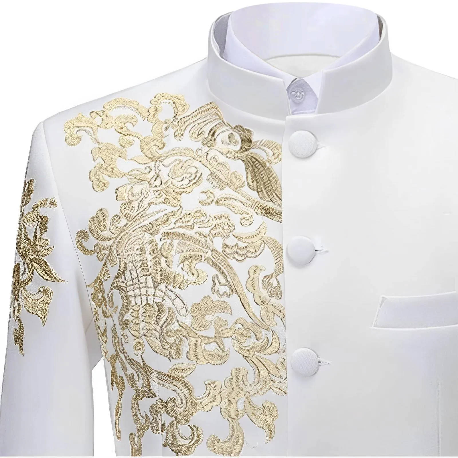 Jessop High-Collar Blazer