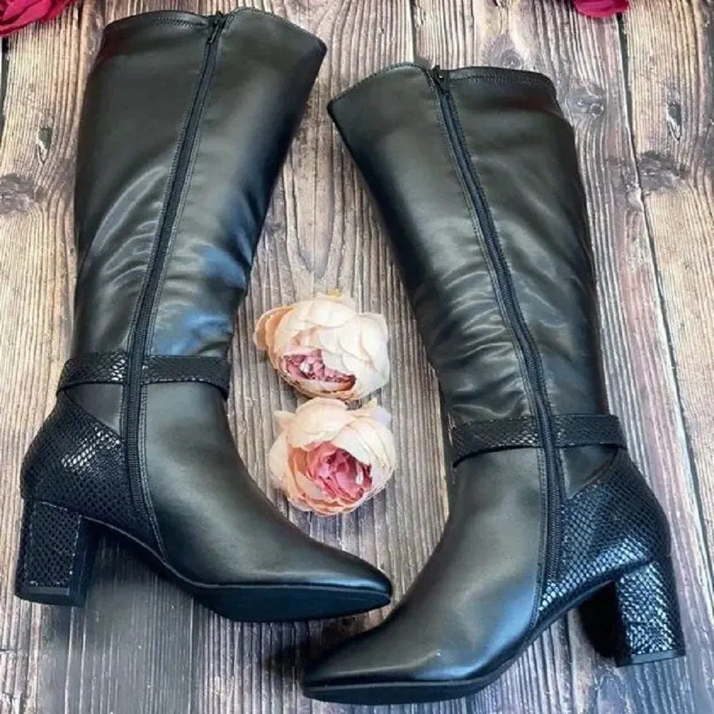 Karen Scott Black Manmade Isabell Boots 7