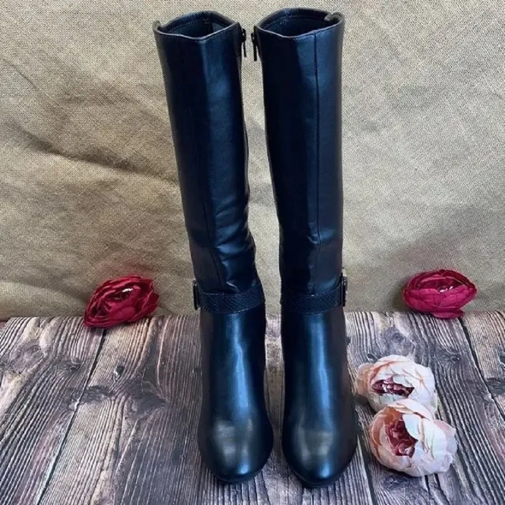 Karen Scott Black Manmade Isabell Boots 7