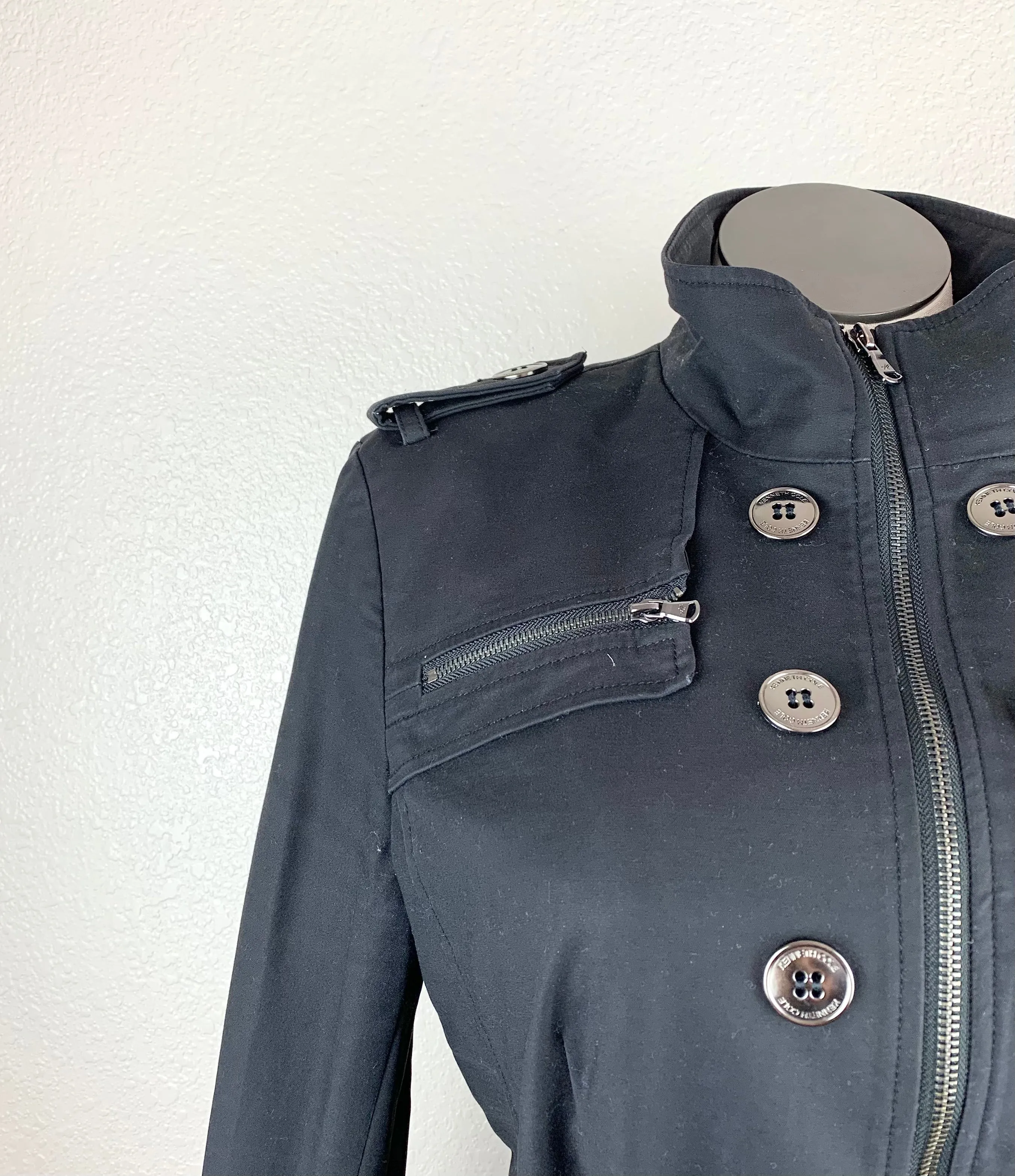 Kenneth Cole Military Jacket size L