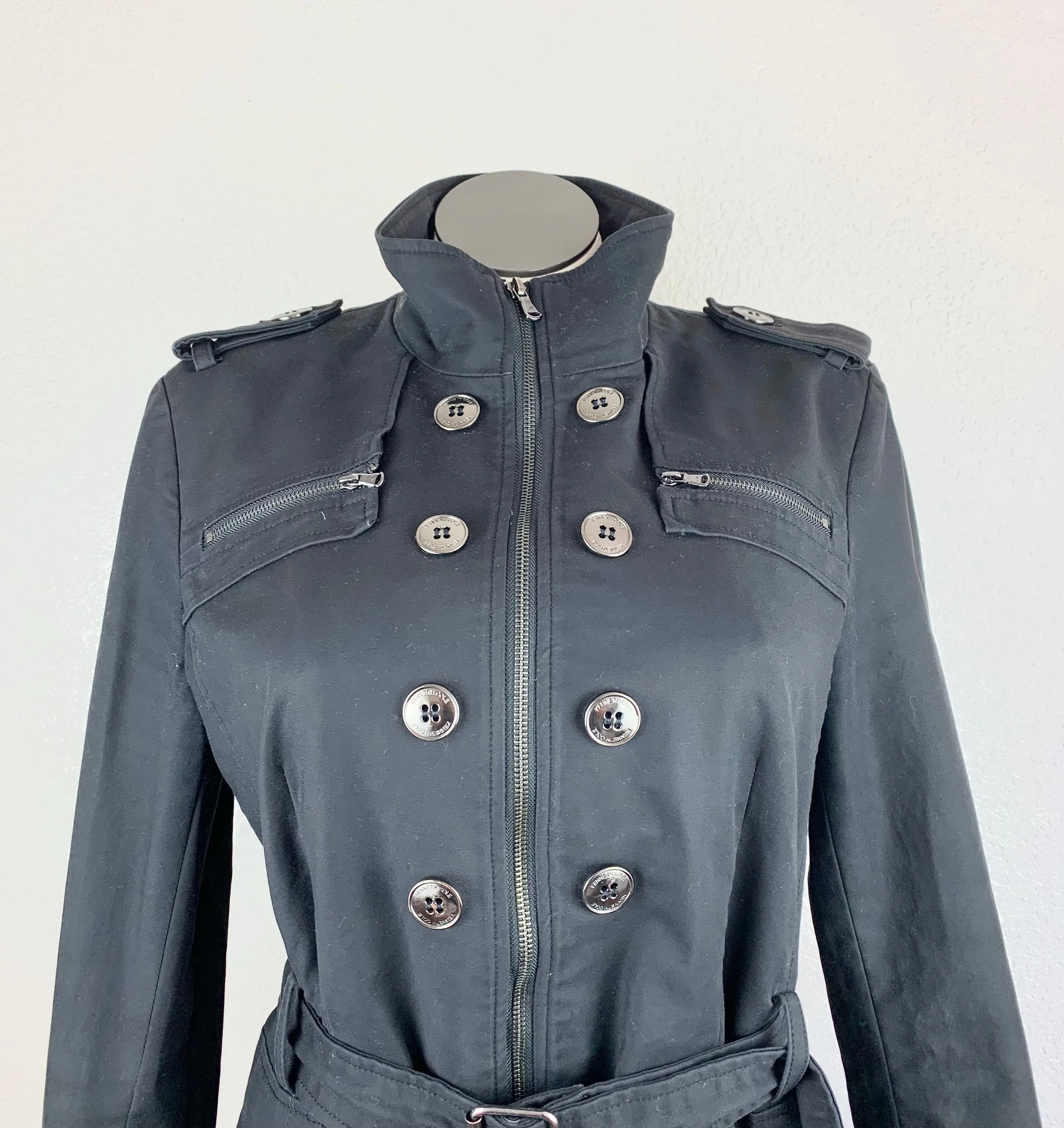 Kenneth Cole Military Jacket size L