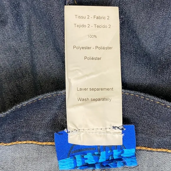 KENZO High Waist Straight Leg Jean 38 US 27