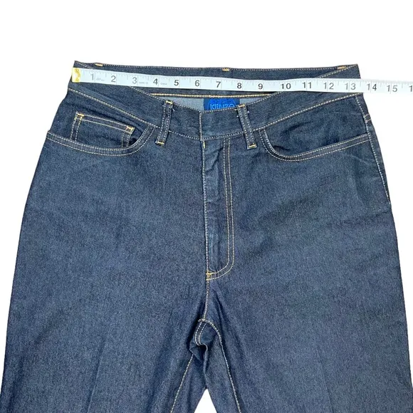 KENZO High Waist Straight Leg Jean 38 US 27