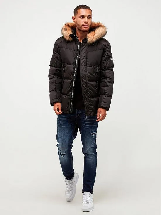 Kings Will Dream Elway Padded Parka Black