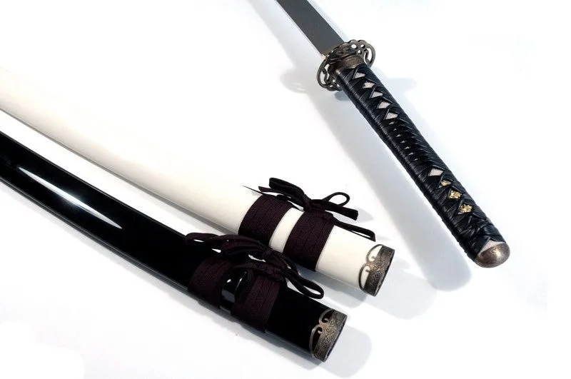 Korean L6 steel jingum (antiqued Vine II fittings, spare scabbard)