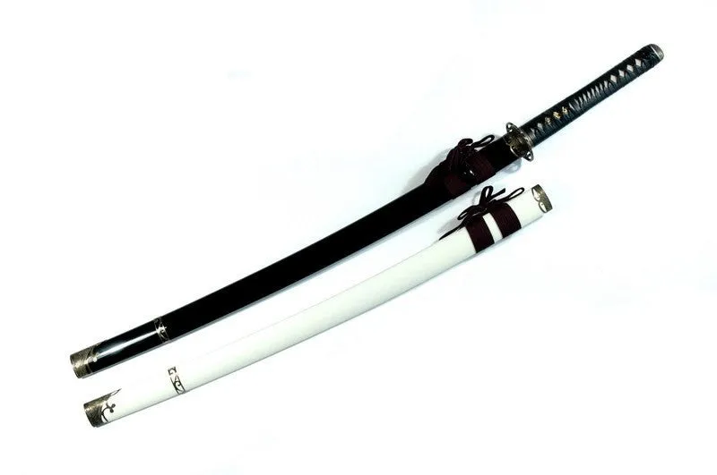 Korean L6 steel jingum (antiqued Vine II fittings, spare scabbard)