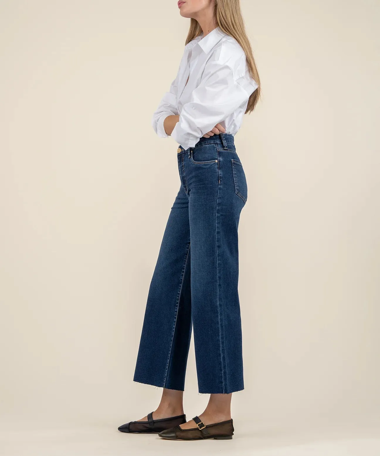 Kut Meg High Rise Wide Leg in Demure Wash (1 SIZE 8)