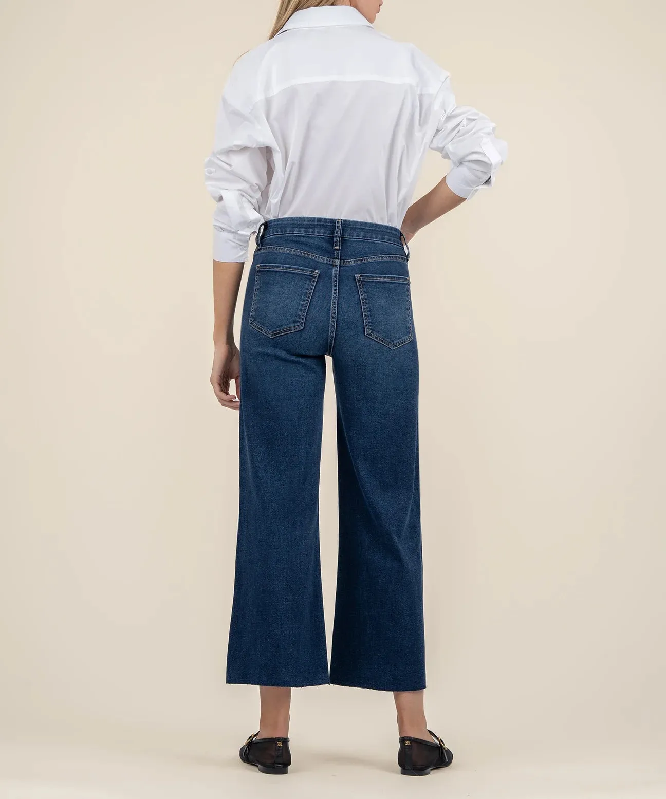 Kut Meg High Rise Wide Leg in Demure Wash (1 SIZE 8)