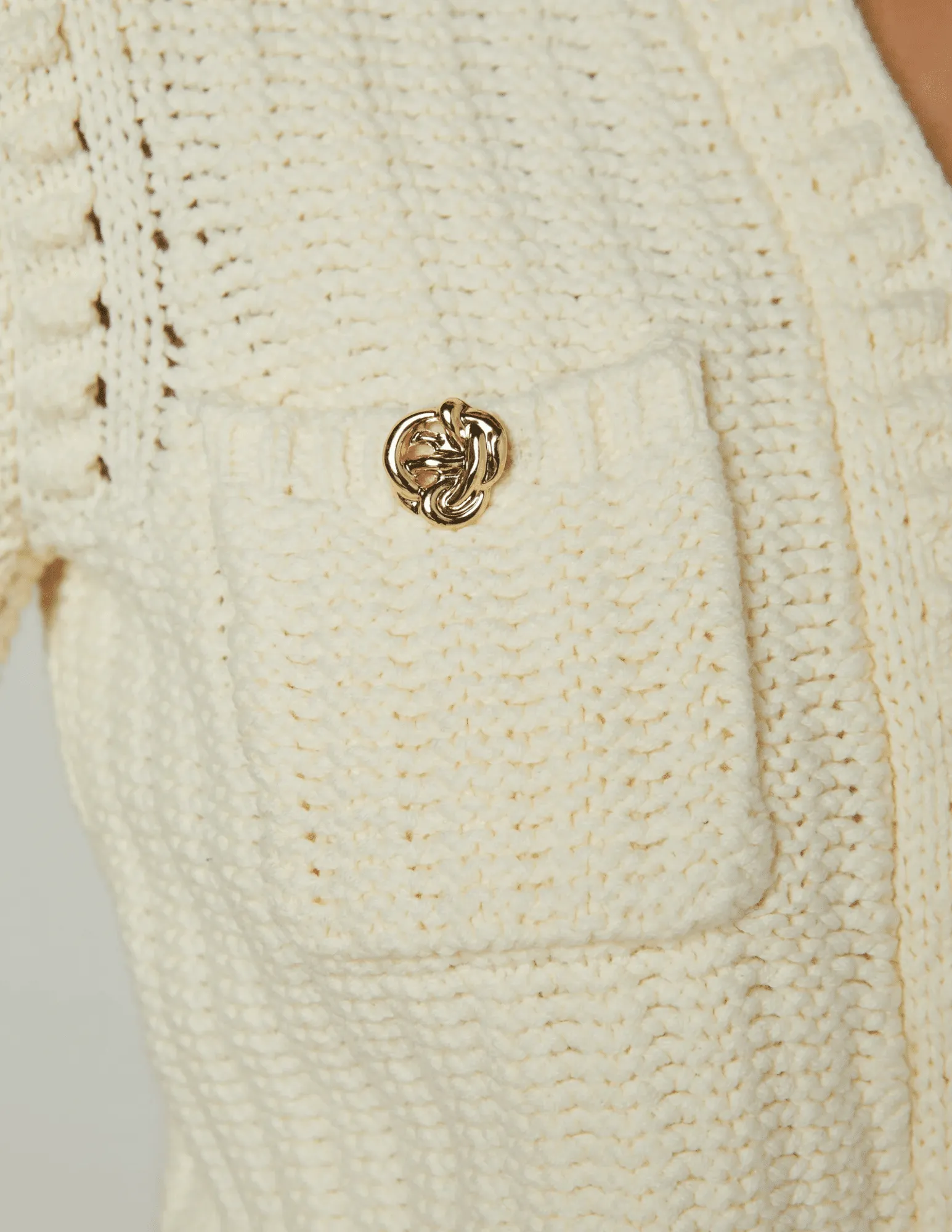 L'Agence Delilah Cropped Textured Cardigan