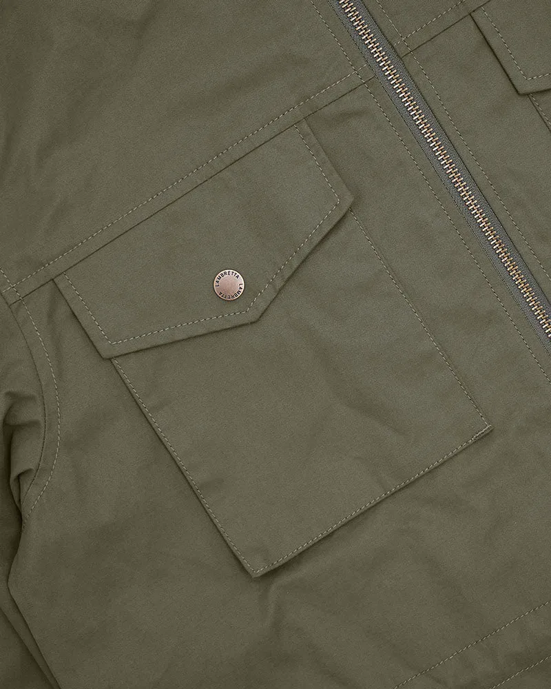 Lambretta Mens Retro M-65 Military Jacket