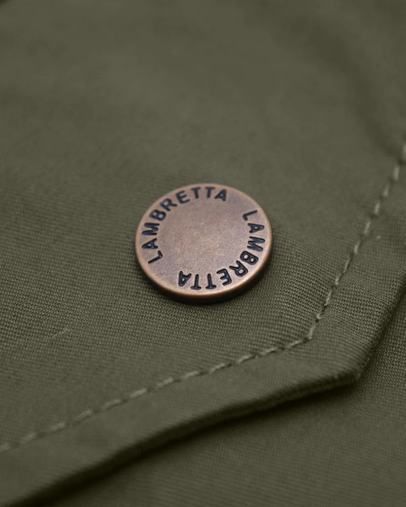 Lambretta Mens Retro M-65 Military Jacket
