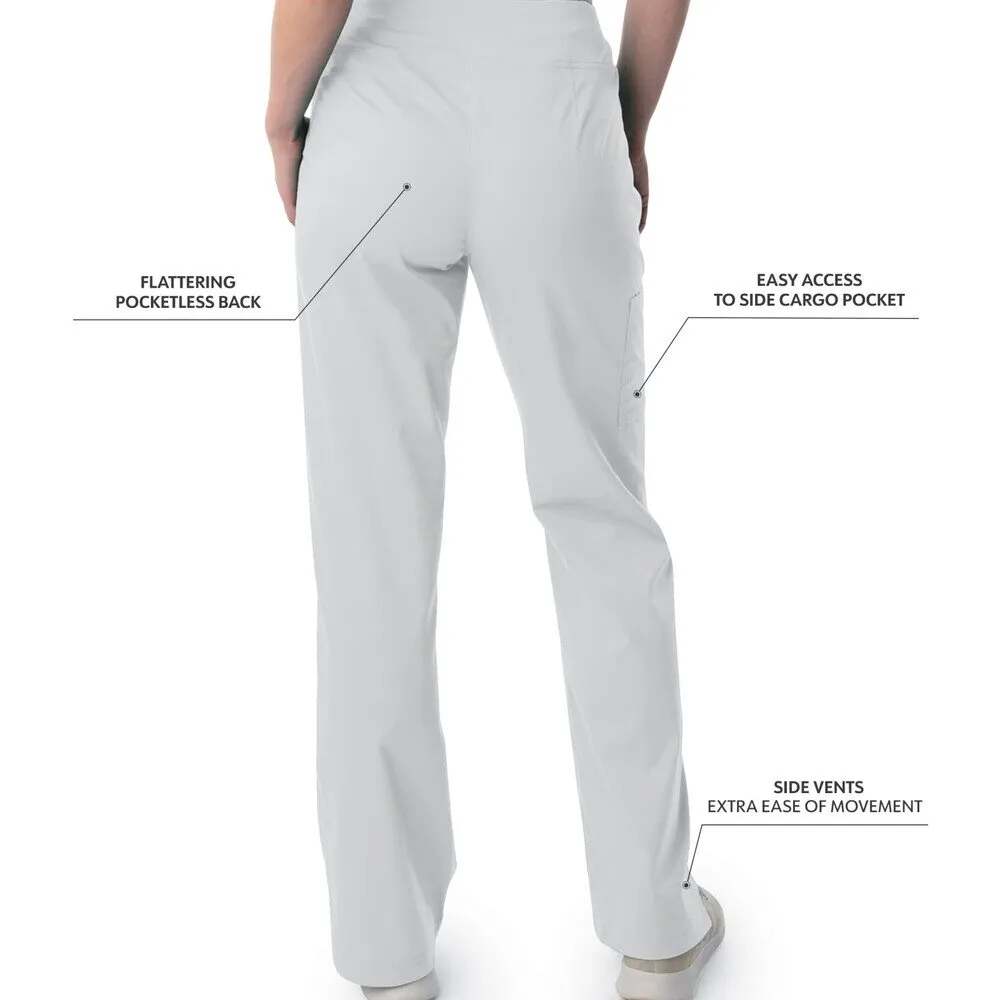 Landau Proflex Women's Straight-Leg Yoga Pants   4 Pockets - WHITE / Sizes XXS - 5XL