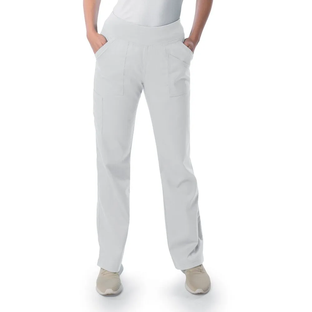 Landau Proflex Women's Straight-Leg Yoga Pants   4 Pockets - WHITE / Sizes XXS - 5XL