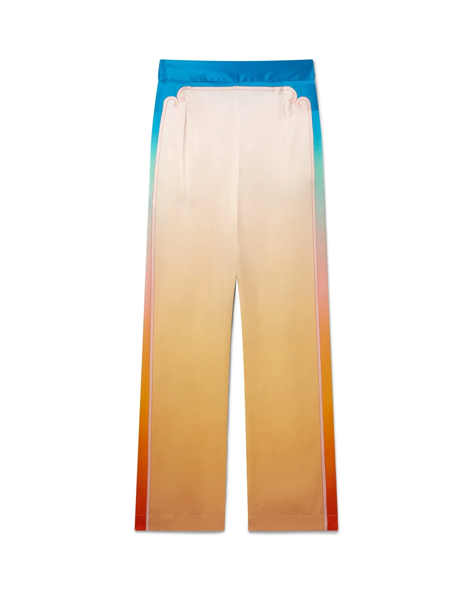 L'Arc Coloré Silk Trousers