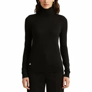 Lauren Ralph Lauren Petite Turtleneck Sweater Polo Black PM