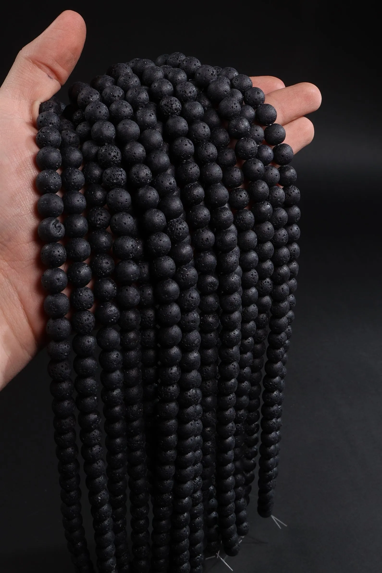 Lava Bead Strand