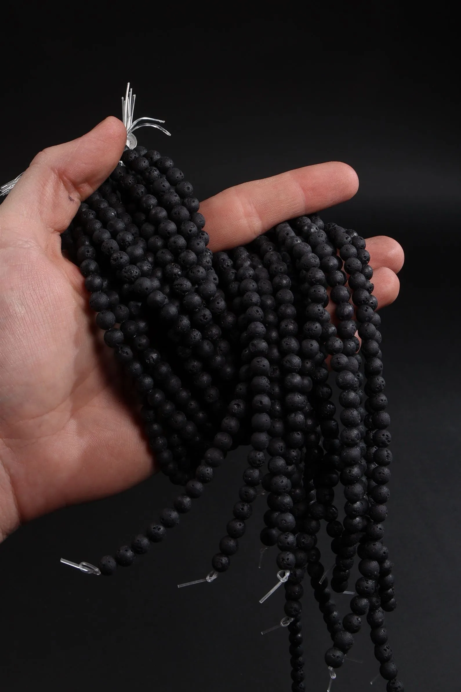 Lava Bead Strand