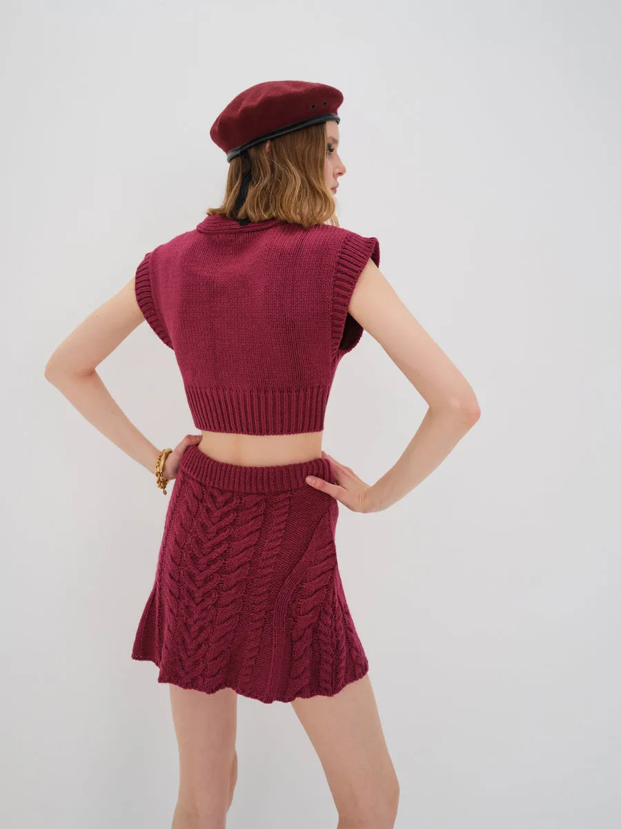 LAYTON CROPPED VEST