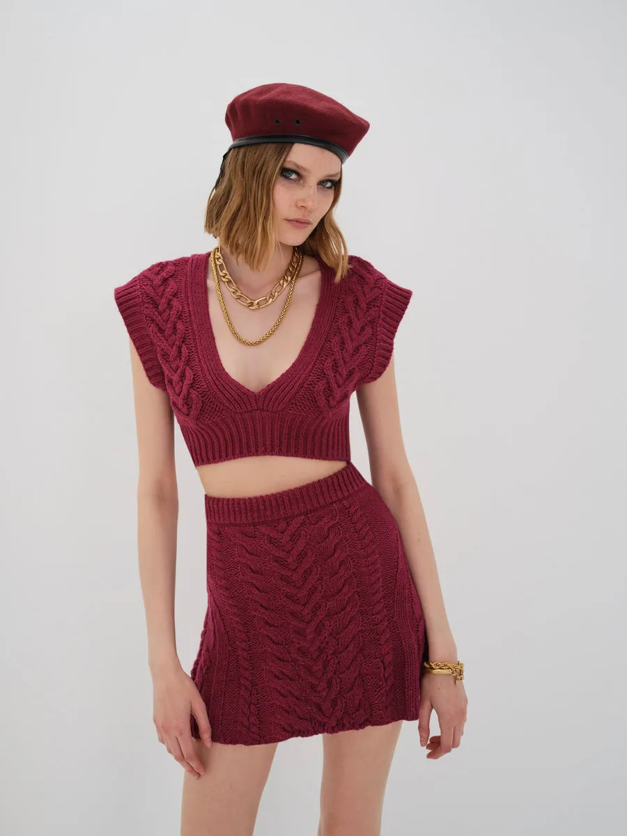 LAYTON CROPPED VEST