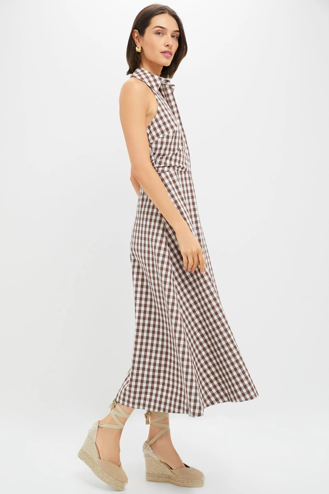 Light Chicory and Dove Mackey Midi Dress