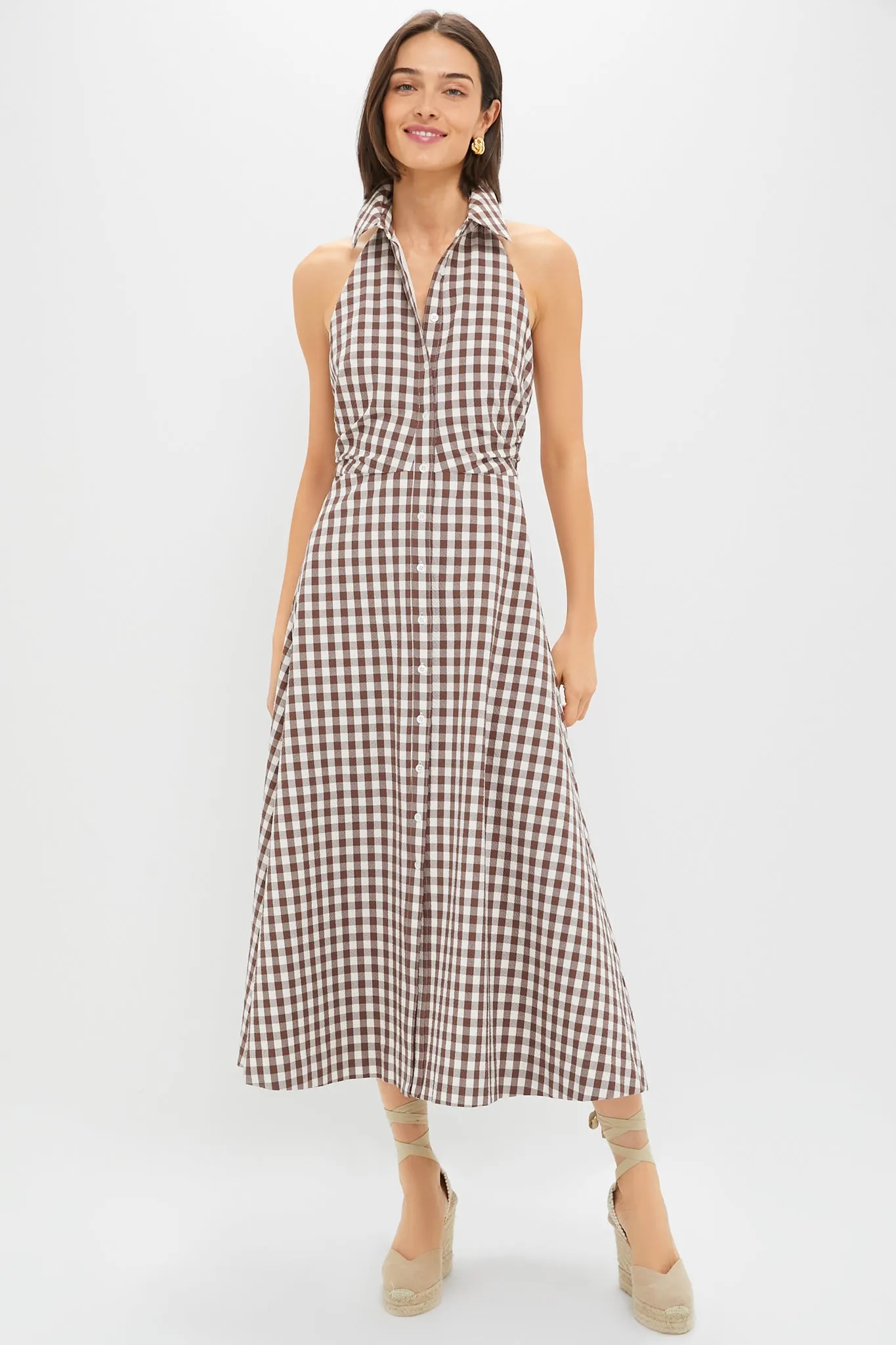 Light Chicory and Dove Mackey Midi Dress