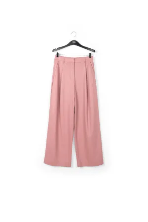 Light pink wide leg pants