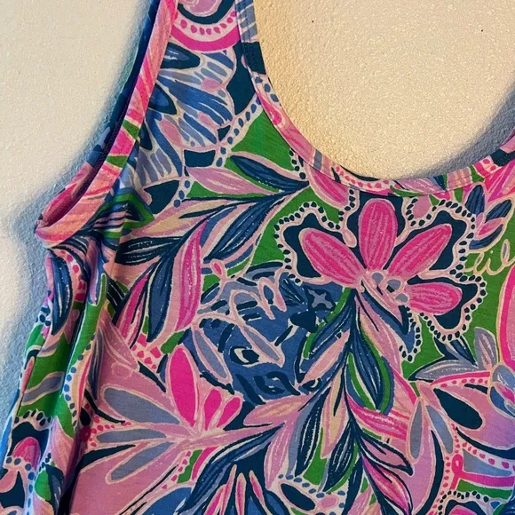 {Lilly Pulitzer} Brand New Ruffle PJ Tank