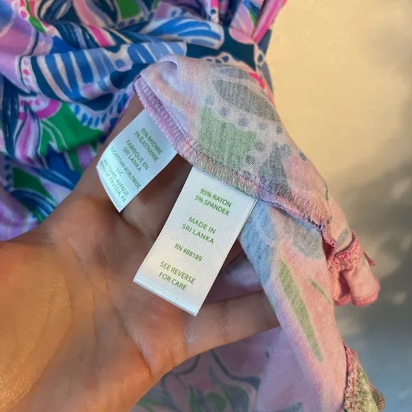 {Lilly Pulitzer} Brand New Ruffle PJ Tank