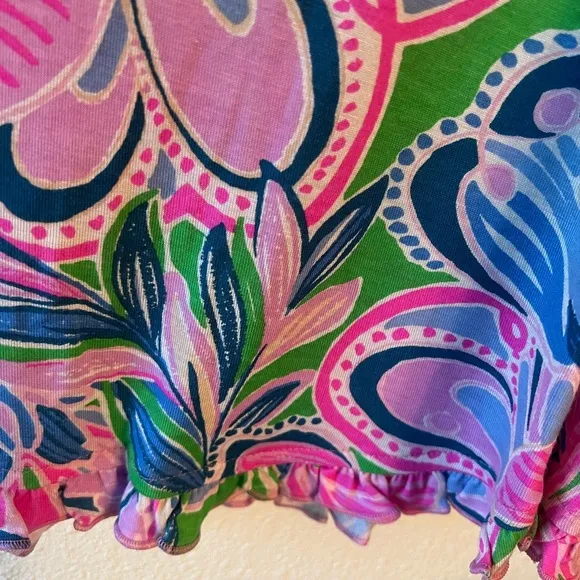 {Lilly Pulitzer} Brand New Ruffle PJ Tank