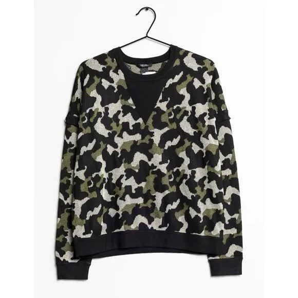 Liu Jo Milano Size Medium Camouflage Pattern Sweater