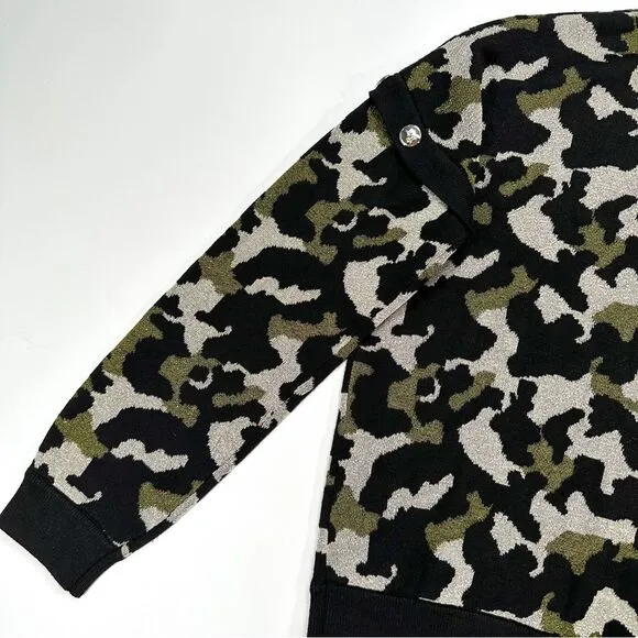 Liu Jo Milano Size Medium Camouflage Pattern Sweater