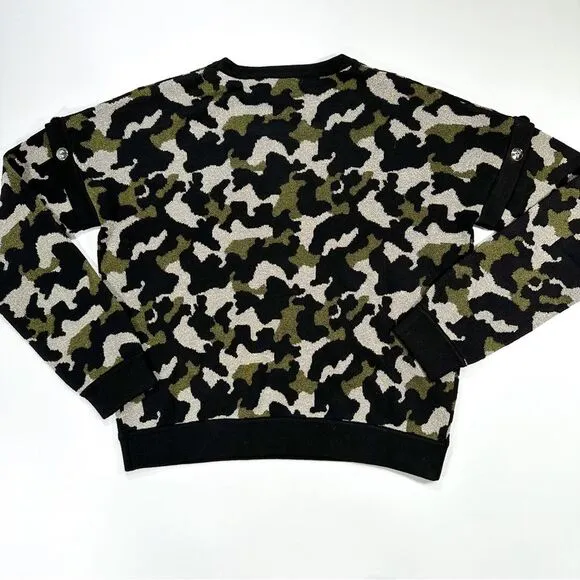Liu Jo Milano Size Medium Camouflage Pattern Sweater