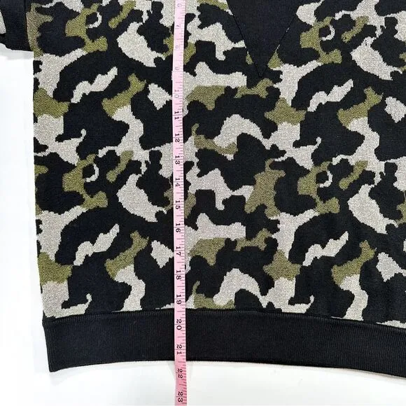 Liu Jo Milano Size Medium Camouflage Pattern Sweater