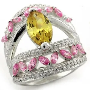 LOAS1101 High-Polished 925 Sterling Silver Ring