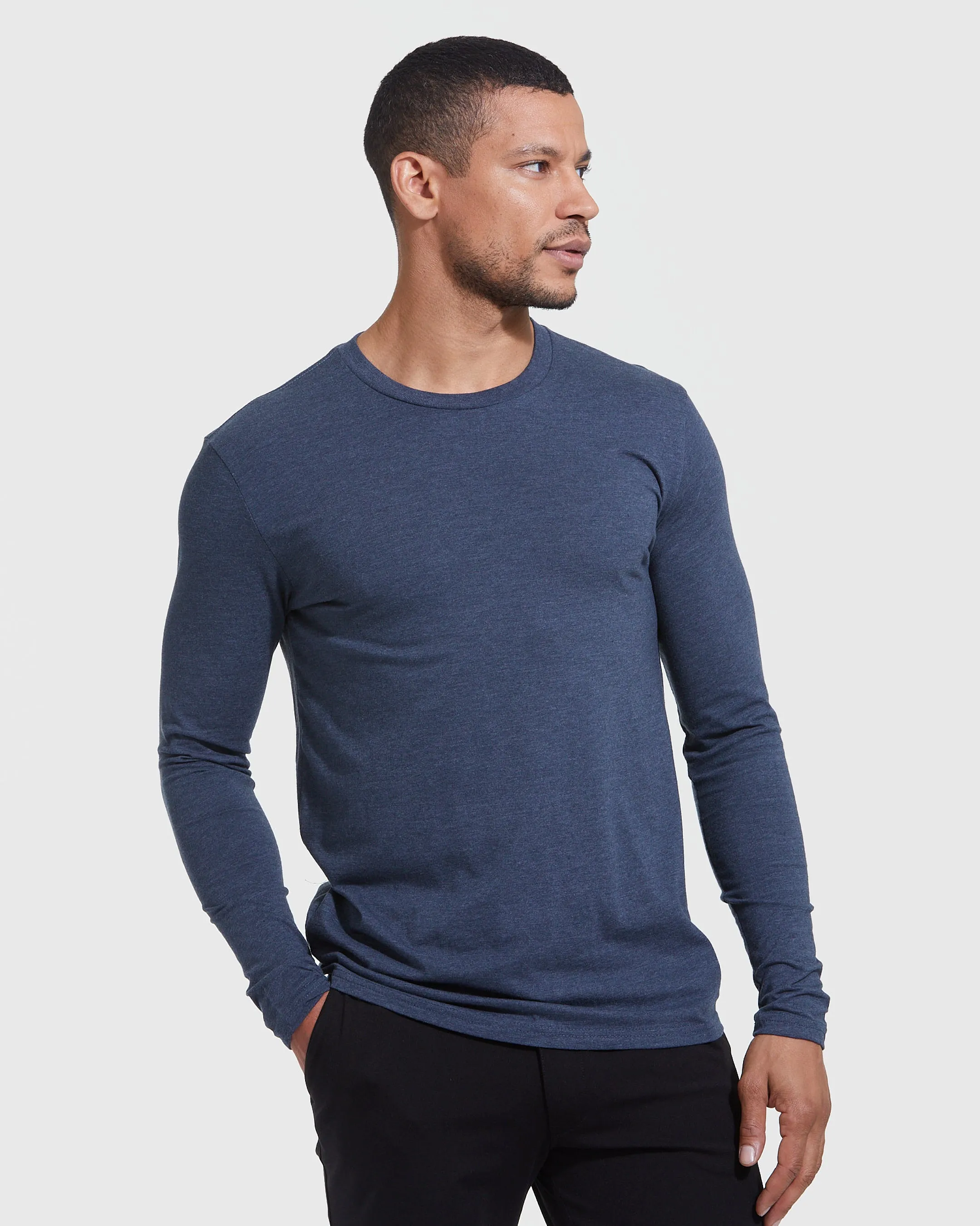 Long Sleeve Color Crew 3-Pack
