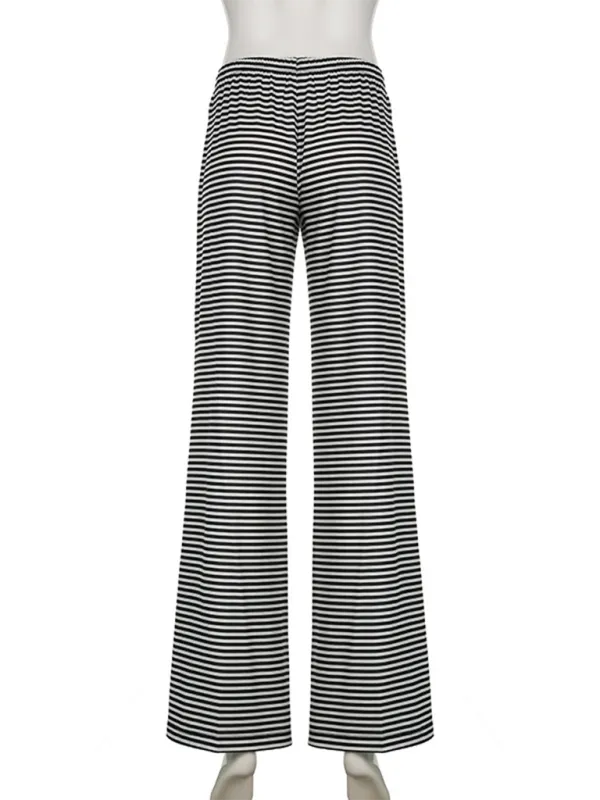 Loose-fitting low-rise casual pants