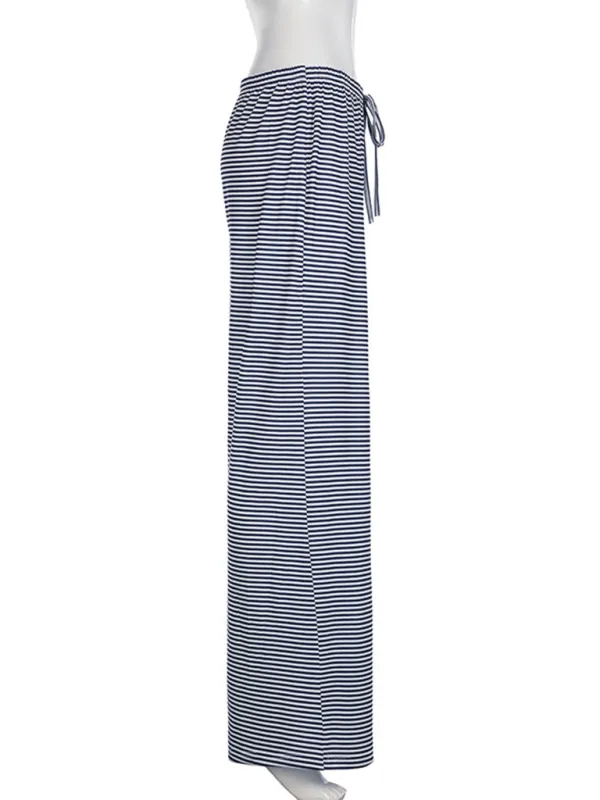 Loose-fitting low-rise casual pants