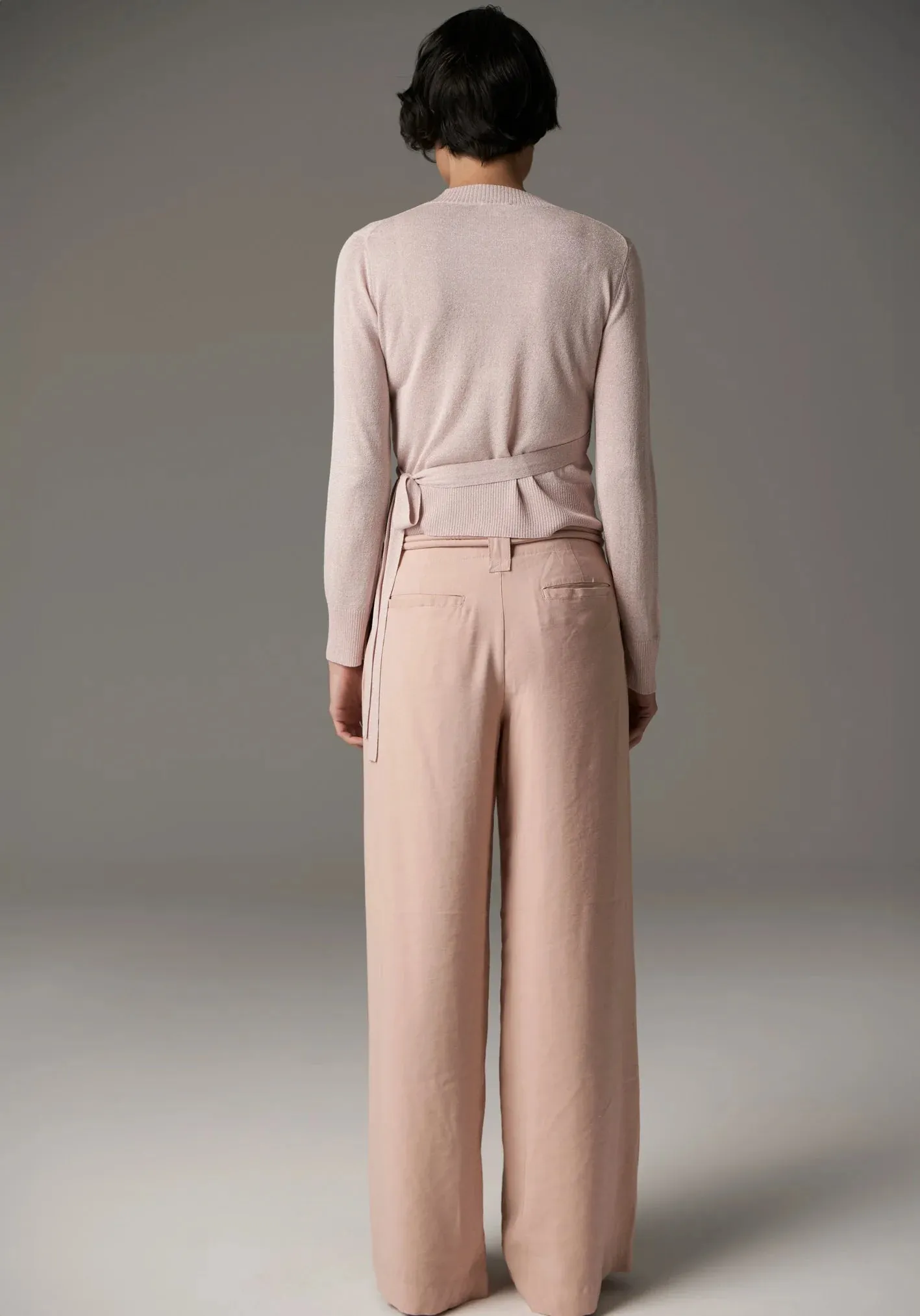 Lou Belted Pant Pink