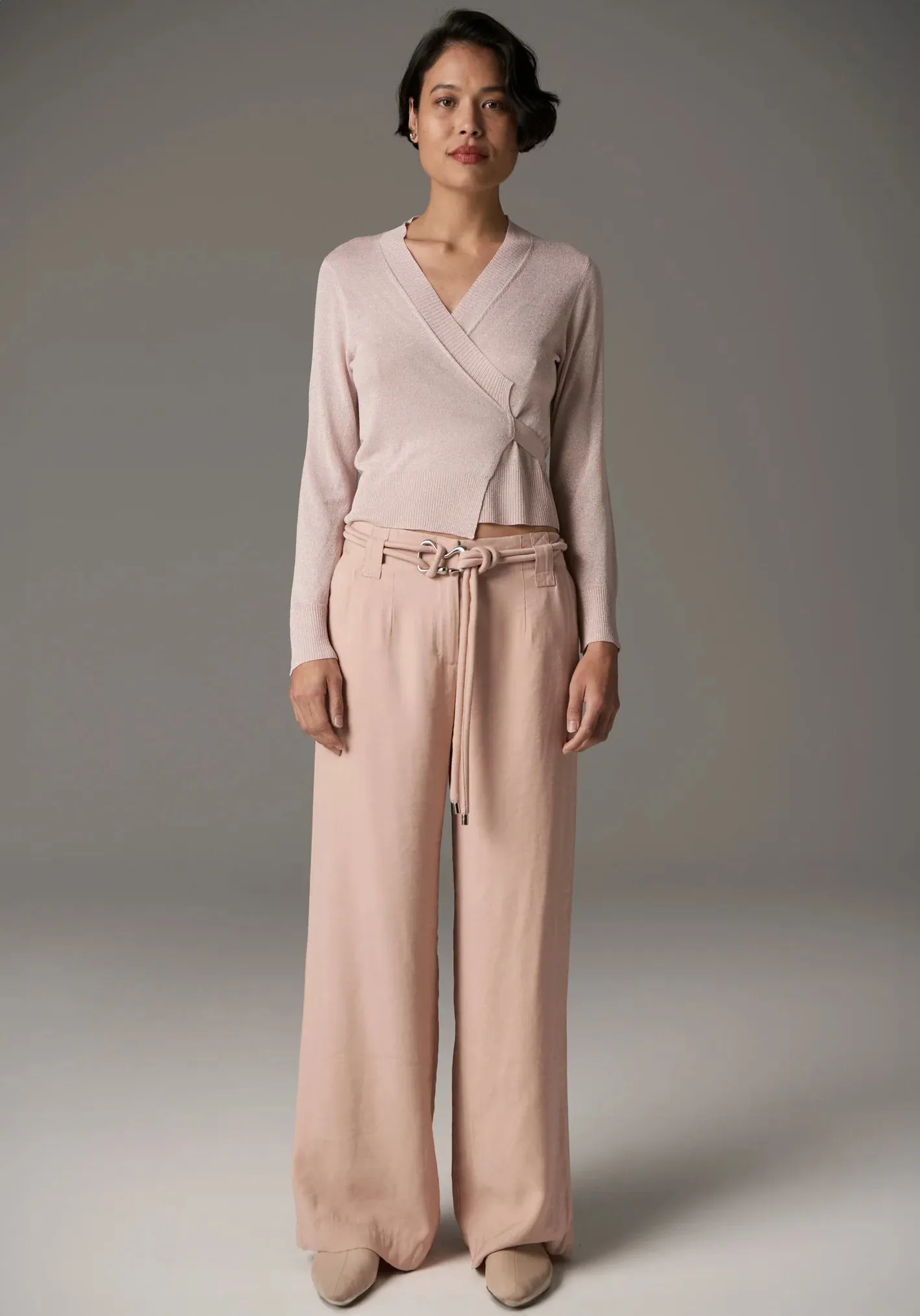 Lou Belted Pant Pink