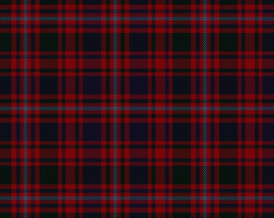 MacIntyre Red Modern Tartan Sash